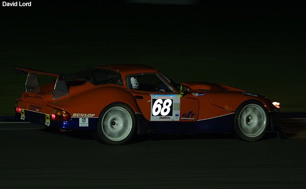 McLoughlin/Lynch car in night practice.