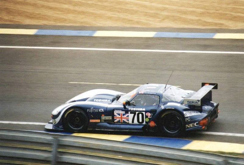 This is the Marcos LM 600 at Le Mans in June 1995