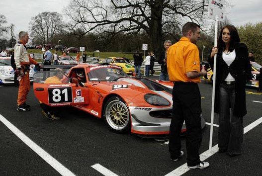 Team Tiger Mantis on Oulton Park grid.