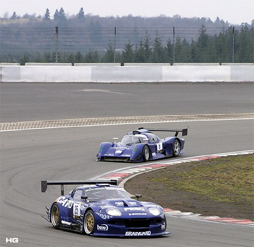 Mantis in Euro GT action at Nurburgring