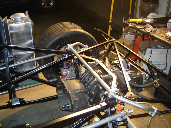 Rebuilt rear suspension